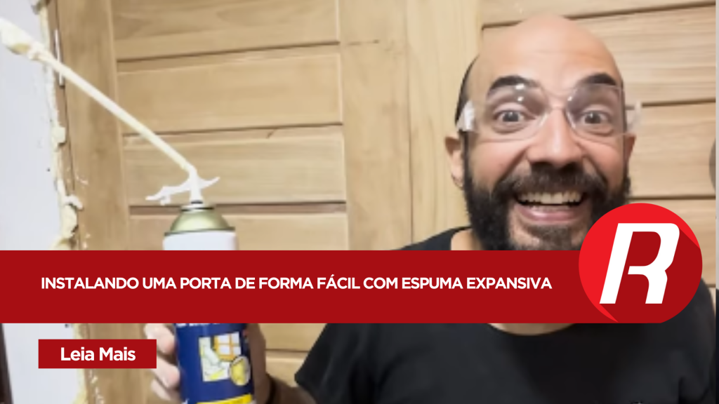 Instalando uma Porta de Forma Fácil com Espuma Expansiva