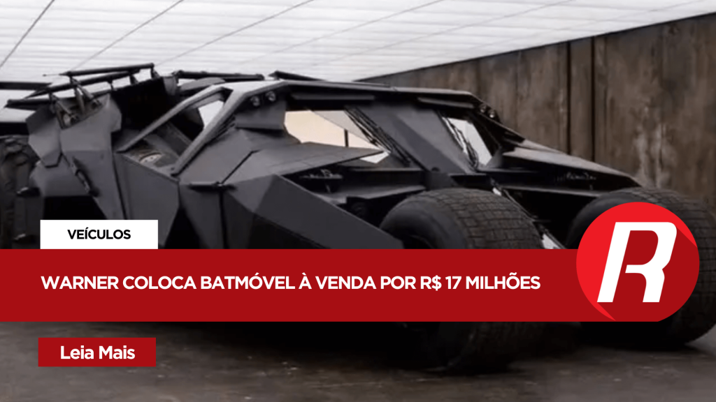 Warner Bros. oferece modelos exclusivos do Batmóvel por preço milionário, com design fiel ao do filme "O Cavaleiro das Trevas"