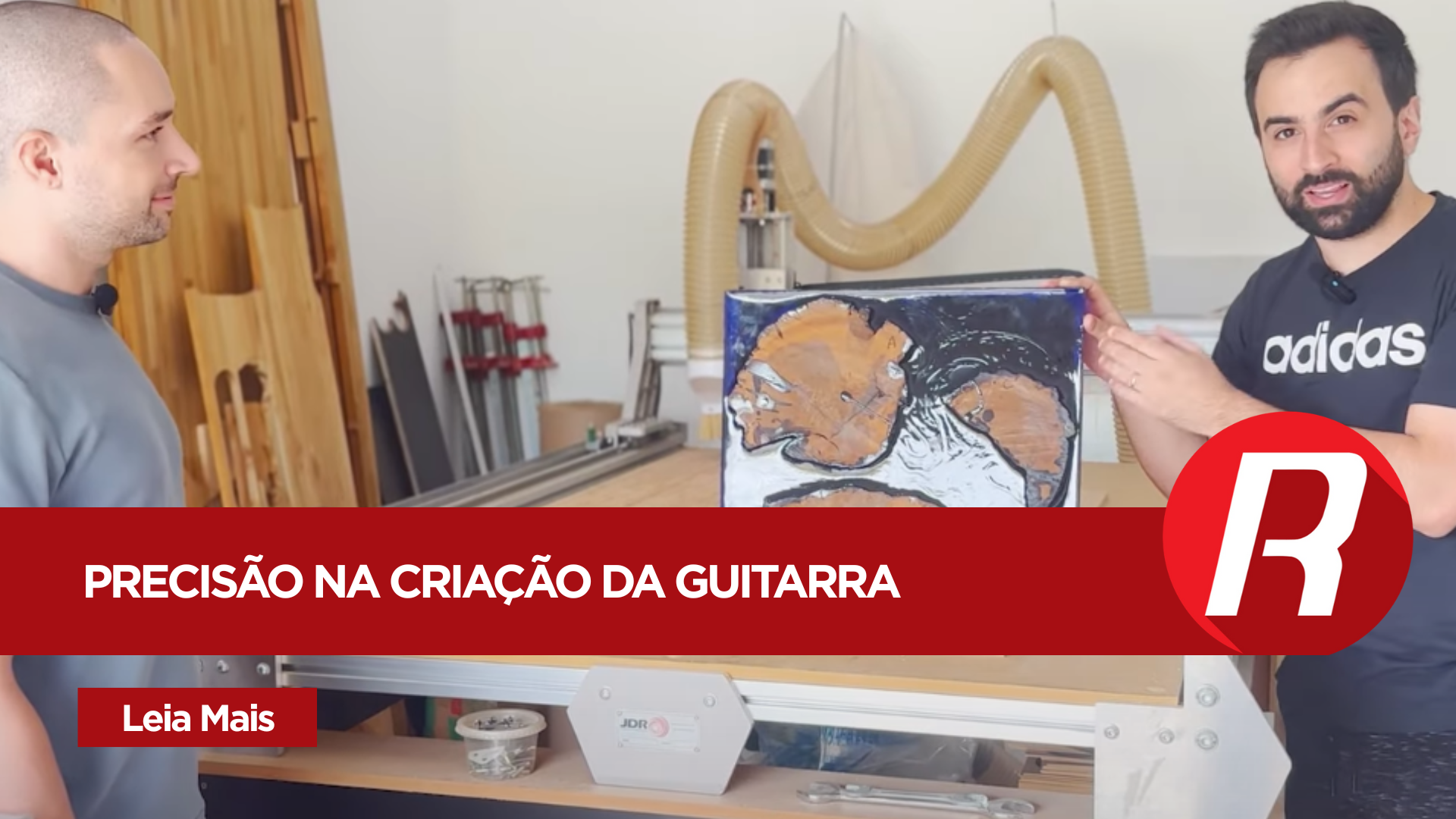 Vídeo Bônus: conhecendo a CNC Router na criação da guitarra de Resina