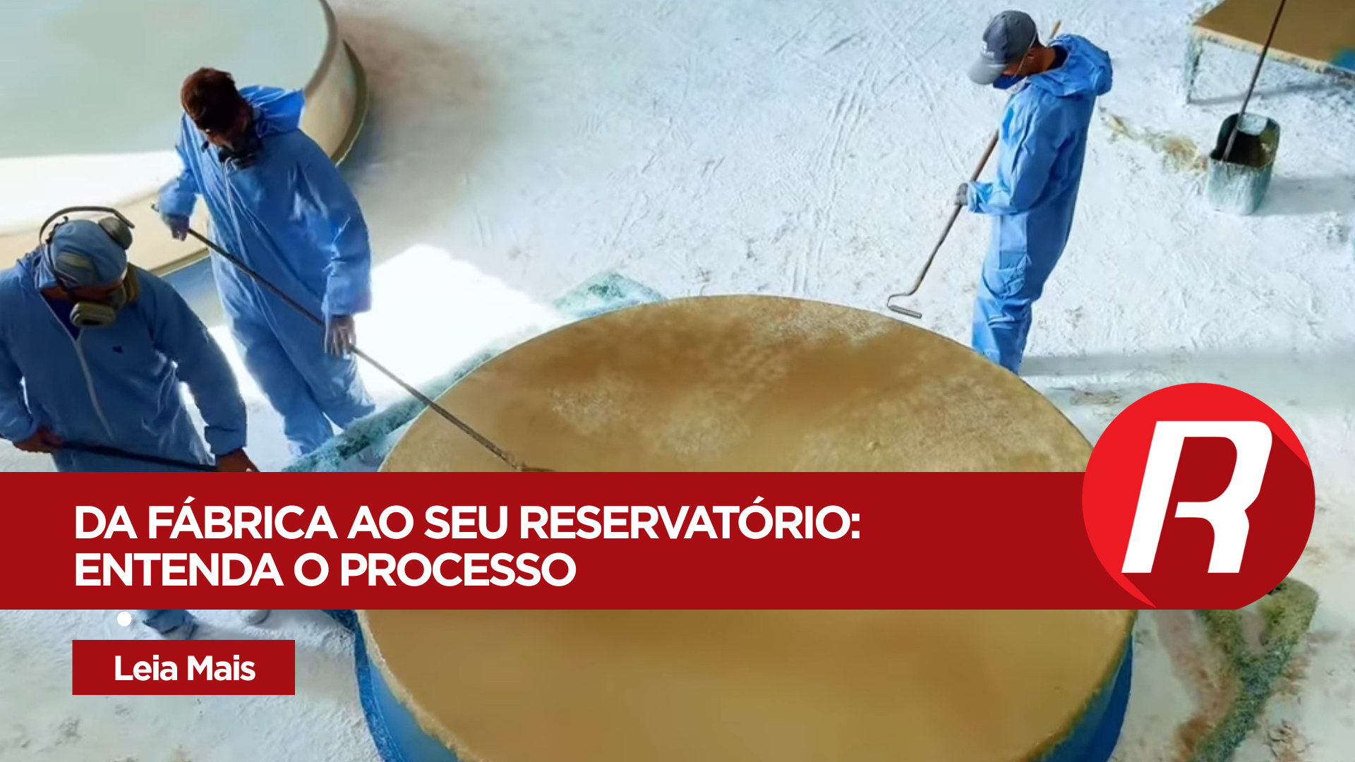 Como são fabricadas as caixas-d’água e tanques de armazenamento?