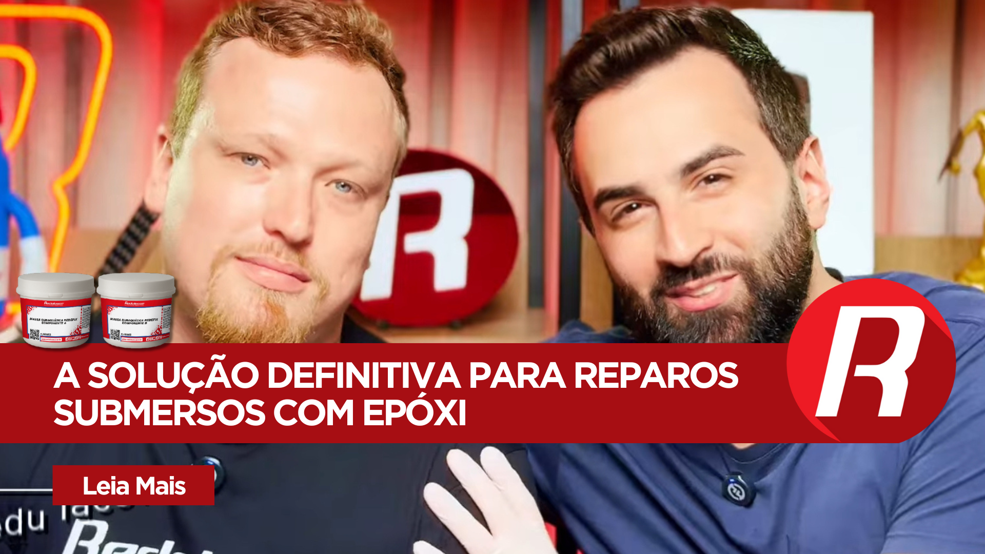 Conheça a nova Massa Epóxi Subaquática para reparos em barcos e estruturas – Redefix, da Redelease