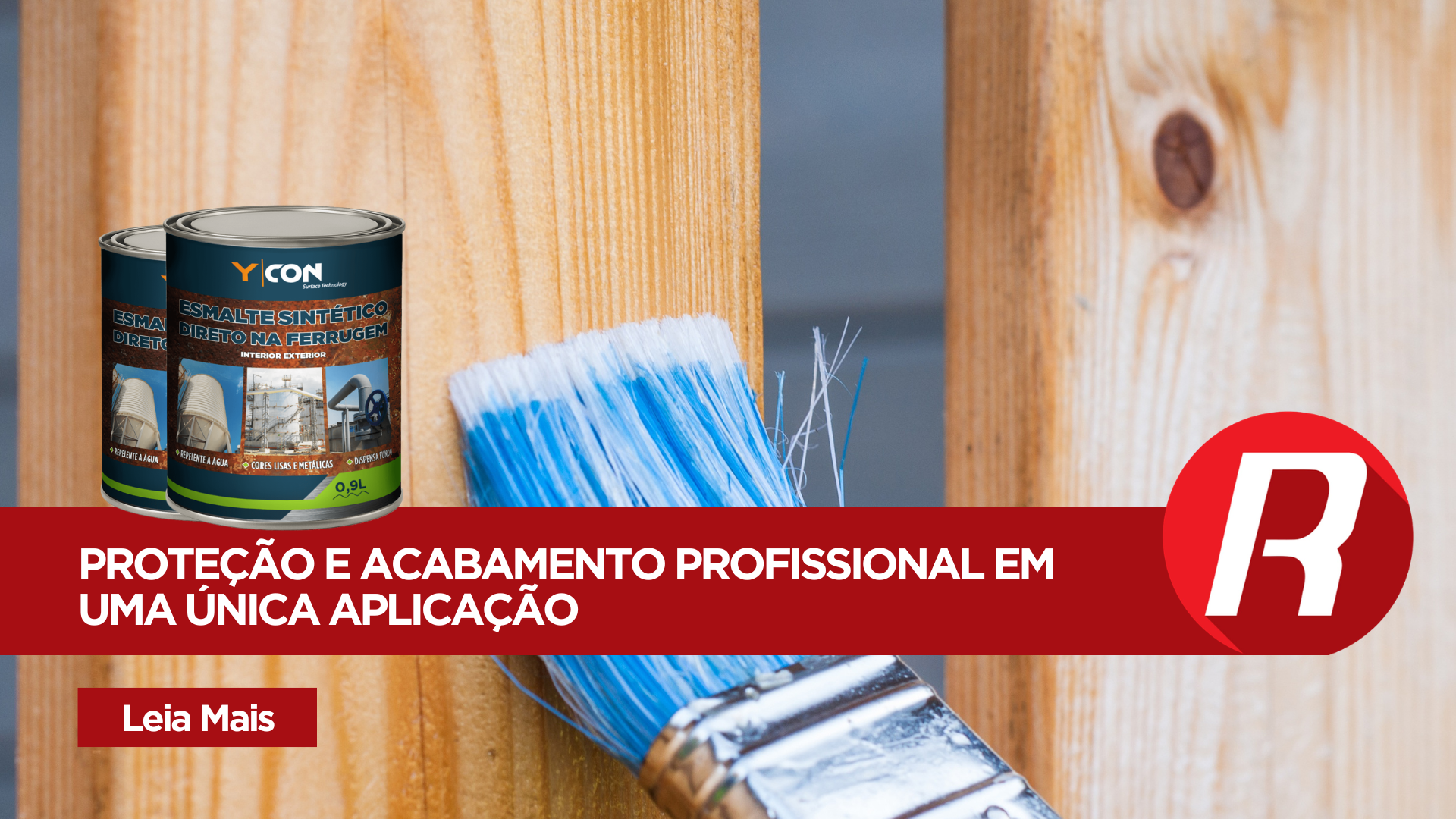 Ycon Building: tinta anticorrosiva que elimina a ferrugem e entrega acabamento profissional sem primer