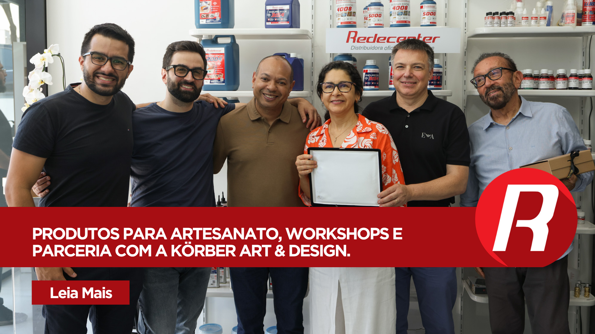 Vinhedo ganha unidade da Redecenter com produtos e workshops de artesanato